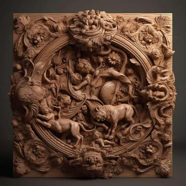 Patterns and decorations stl rtx 1 3d model
